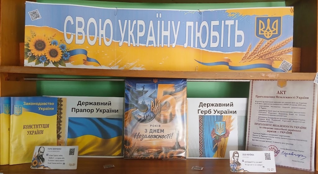 Інтерактивна виставка «Свою Україну любіть»